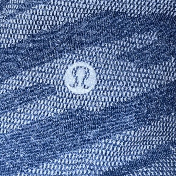 Lululemon Men's Metal Vent Tech Camo T-Shirt Blue Medium - Picture 4 of 5